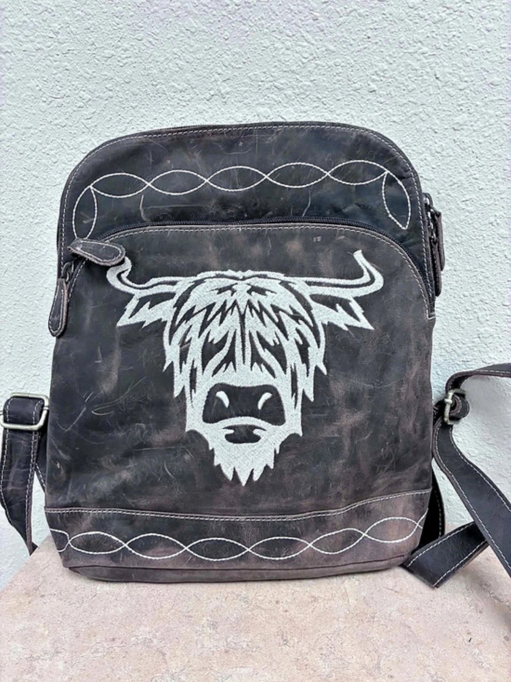 Black & White Western Backpack